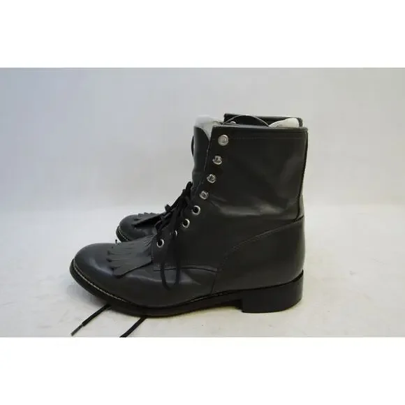 Justin Boots | Shoes | Justin Mens Size 6 D Gray Leather  display picture 1